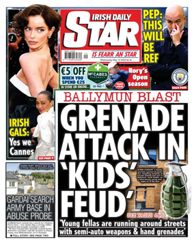 Cover of Irish Daily Star