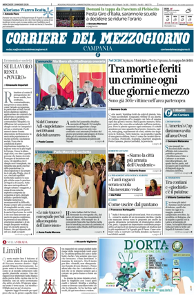 Cover of Corriere del Mezzogiorno (Campania)