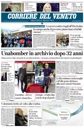 Cover of Corriere del Veneto (Treviso e Belluno)