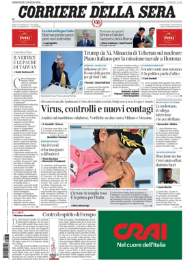Cover of Corriere della Sera