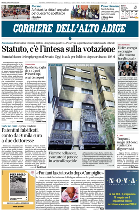 Cover of Corriere dell'Alto Adige