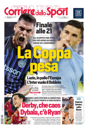 Cover of Corriere dello Sport (Lazio)