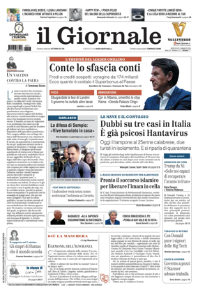 Cover of Il Giornale (Italy)