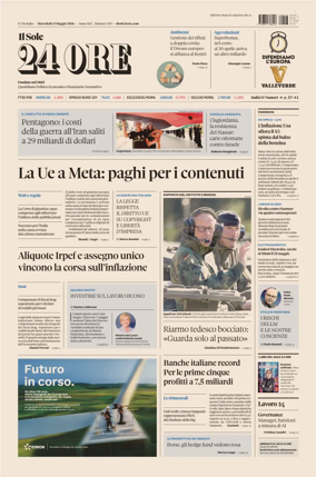 Cover of Il Sole 24 Ore