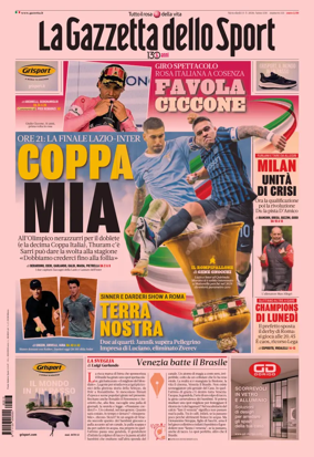Cover of La Gazzetta dello Sport - Milano