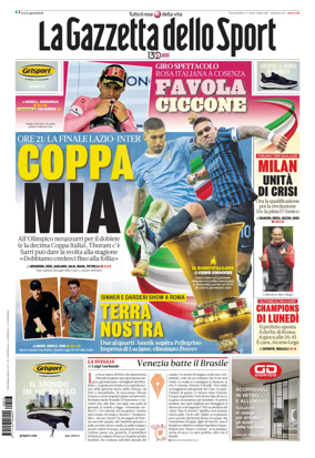 Cover of La Gazzetta dello Sport - Roma