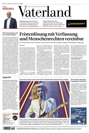 Cover of Liechtensteiner Vaterland
