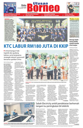 Cover of Utusan Borneo (Sabah)