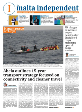 Cover of Malta Independent