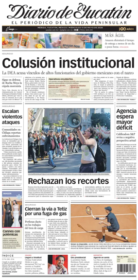 Cover of Diario de Yucatan