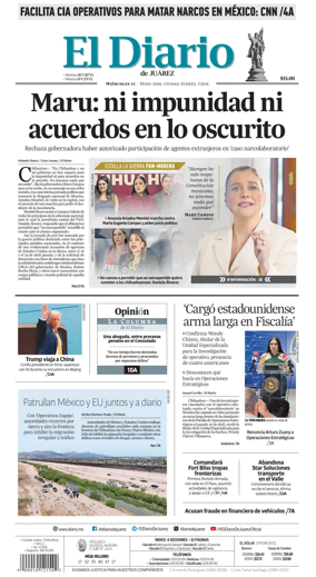 Cover of El Diario de Juarez