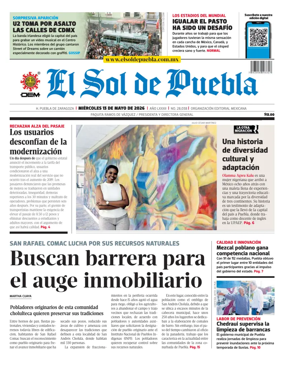 Cover of El Sol de Puebla
