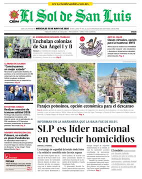 Cover of El Sol de San Luis Potosi