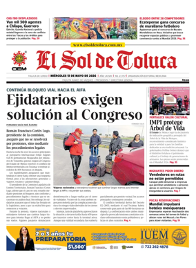 Cover of El Sol de Toluca