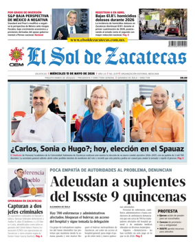 Cover of El Sol de Zacatecas