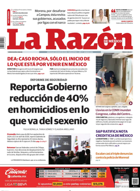 Cover of La Razon de Mexico