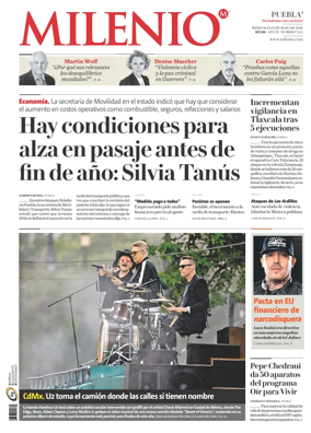 Cover of Milenio Puebla