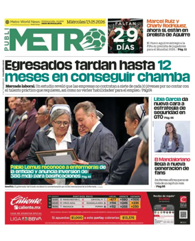 Cover of Publimetro Guadalajara