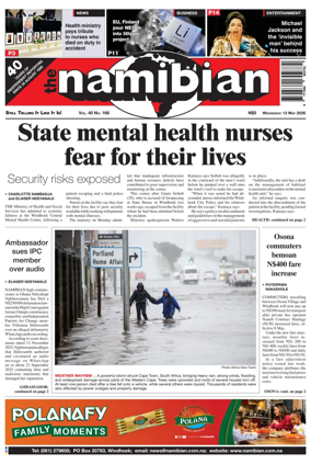 Cover of The Namibian