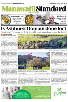 Cover of Manawatu Standard