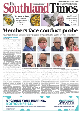 Cover of The Southland Times