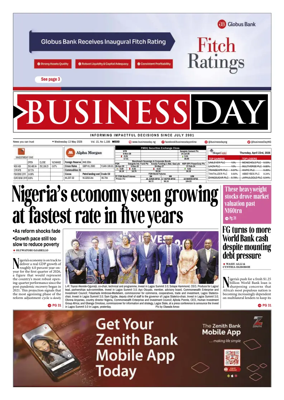 Cover of Business Day (Nigeria)