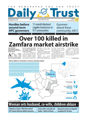 Cover of Daily Trust