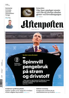 Cover of Aftenposten