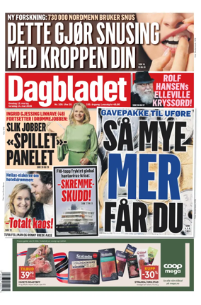 Cover of Dagbladet