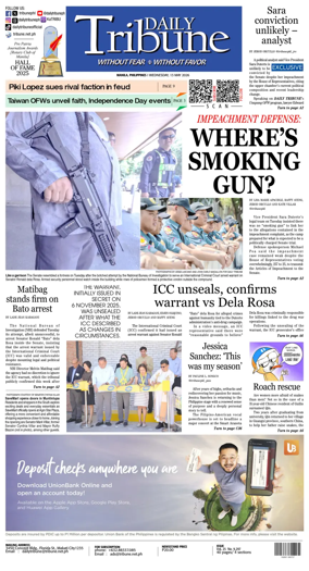 Cover of Daily Tribune (Philippines)