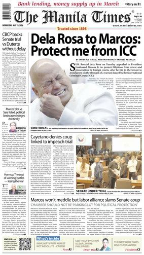 Cover of The Manila Times