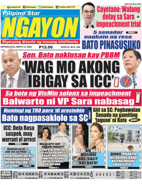 Cover of Pilipino Star Ngayon
