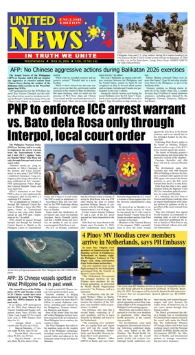 Cover of United News - English Edition