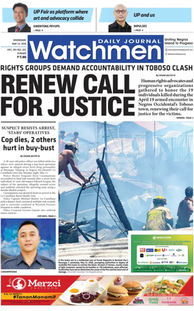 Cover of Watchmen Daily Journal