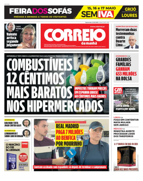 Cover of Correio da Manha