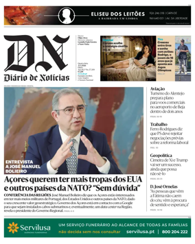 Cover of Diario de Noticias