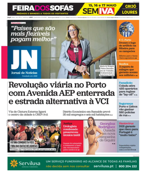 Cover of Jornal de Noticias
