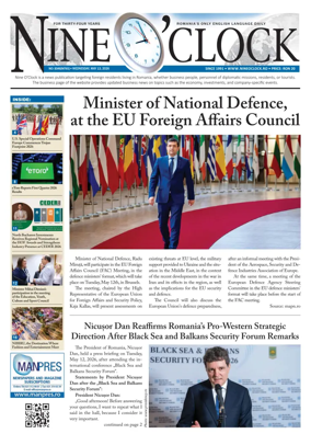 Cover of Nine o clock (Romania) Daily