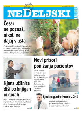 Cover of Nedeljski Dnevnik