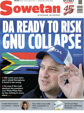 Cover of Sowetan