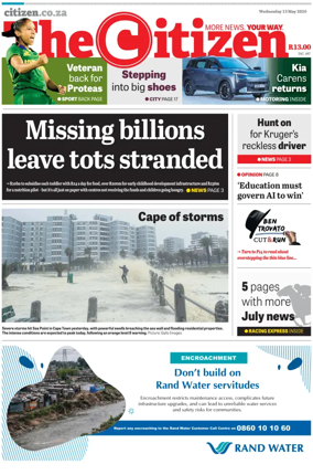 Cover of The Citizen (Gauteng)
