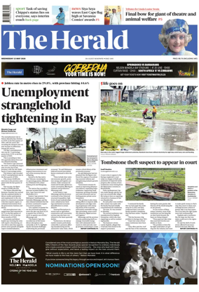Cover of The Herald (South Africa)