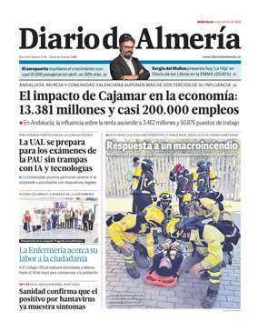 Cover of Diario de Almeria