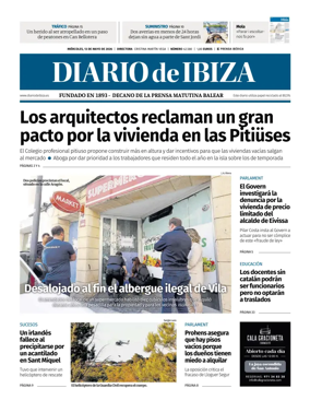Cover of Diario de Ibiza