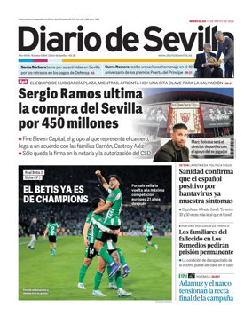 Cover of Diario de Sevilla