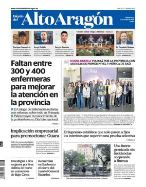 Cover of Diario del Alto Aragon