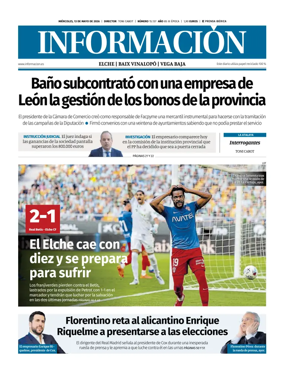 Cover of Diario Informacion (Elche y Vega Baja)