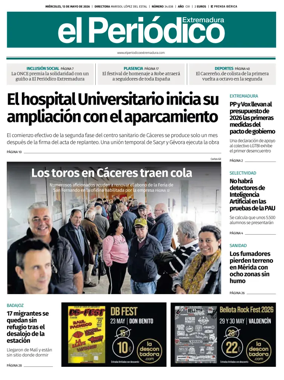 Cover of El Periodico Extremadura