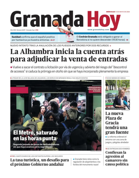 Cover of Granada Hoy
