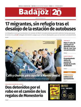 Cover of La Cronica de Badajoz BE